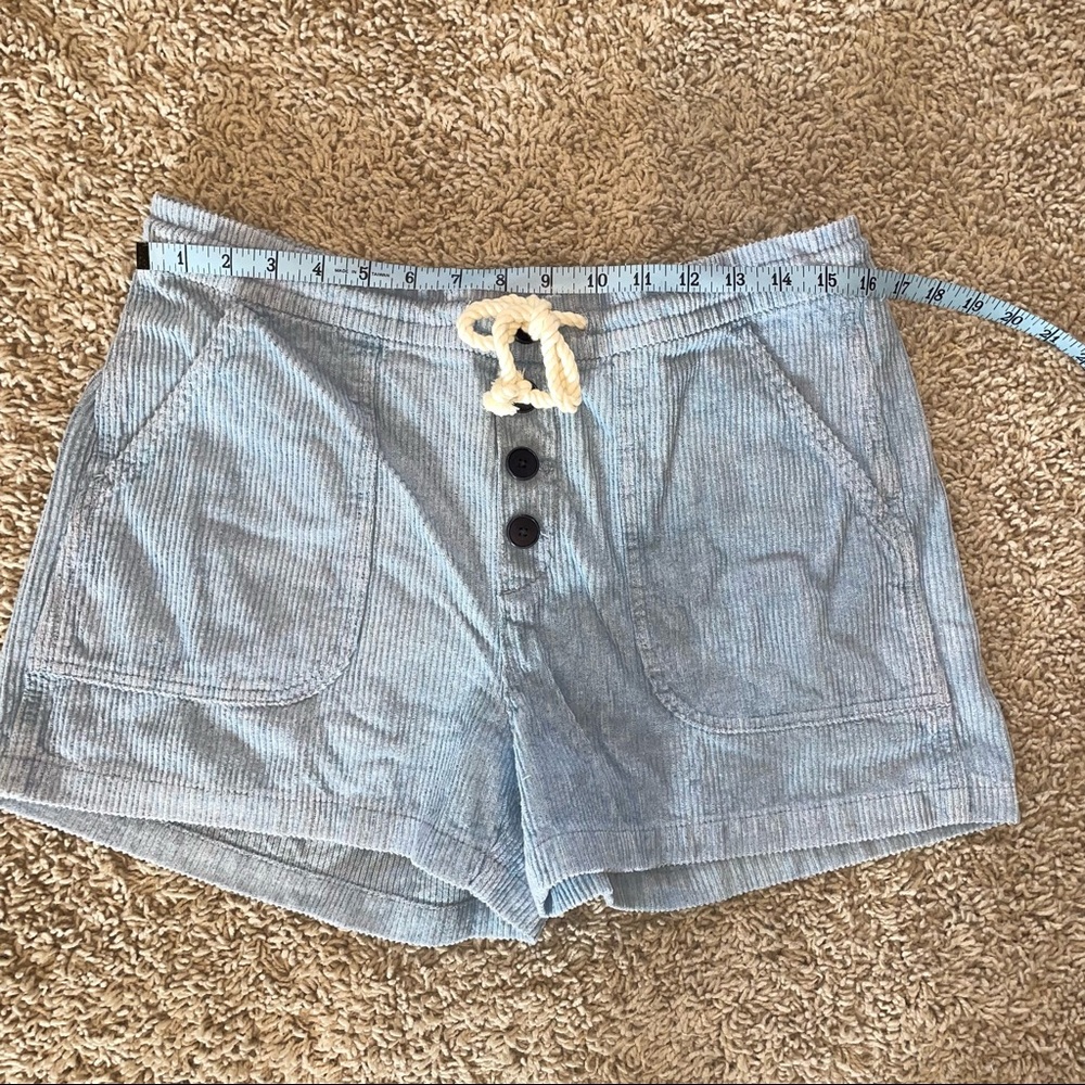 J Crew Pull-on Indigo Corduroy Short Blue Size Medium - Picture 9 of 15
